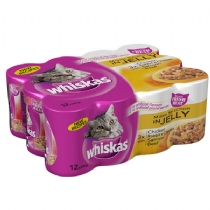 Cat Whiskas Adult Cat Food 24 Can Bumper Pack (2 X