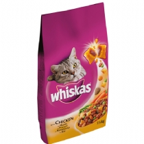 Cat Whiskas Adult Cat Food Chicken and Vegetables 10Kg