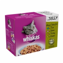 Cat Whiskas Pouches Jelly Selection 100G X 12 Pack