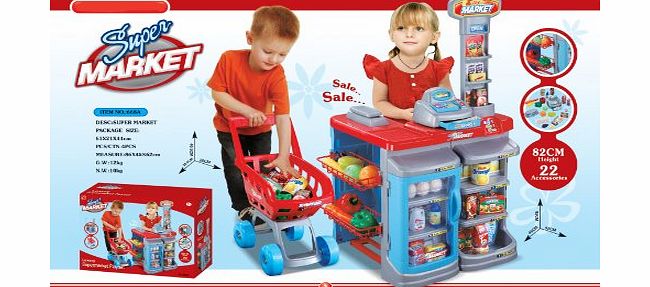 Catch22 Kids Role Play Supermarket Set Superstore Shop Toys Children Supermarket