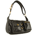 Black Pocket Detaild Shoulder Bag