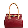 Caterina Lucchi Dark Red Leather Handbag