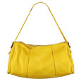Caterina Lucchi Yellow Spacious Soft Leather Shoulder Bag