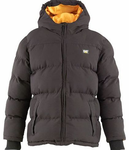 Caterpillar Boys Caterpillar Infant Boys Puffy Jacket in Black - 6-7