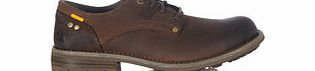 Caterpillar Brown smart leather lace-ups