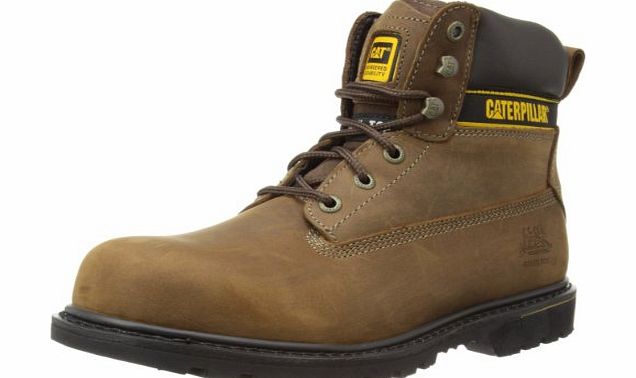 Caterpillar CAT Footwear Mens Holton S3 Dark Brown Safety Boot 708029 10 UK