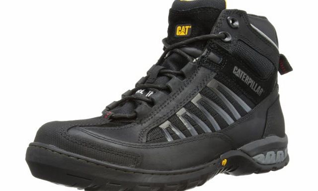 Caterpillar CAT Footwear Mens Kaufman Hi S1P Black Safety Boots P715600 8 UK