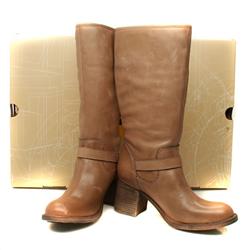 Female Jessie Leather Upper Calf/Knee in Brown