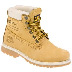 Caterpillar Female Moody Leather Upper Textile Lining in Honey