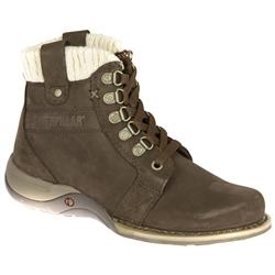 Female Nettie Leather/Textile Upper Textile Lining Ankle in Brown