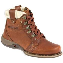 Female Nettie Leather/Textile Upper Textile Lining Casual in Brown, Tan