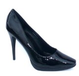 Garage Shoes - Spirit - Womens High Heel Shoe - Black Patent Size 6 UK