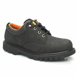 Caterpillar Male Brash Leather Upper in Black