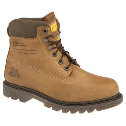 Caterpillar Male Bruiser Leather Upper Casual Boots in Tan