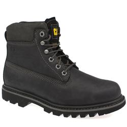 Caterpillar Male Bruiser Leather Upper Casual in Black