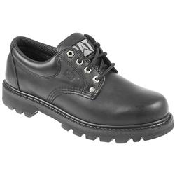 Caterpillar Male Catfalmouth Leather Upper Textile Lining in Black, Dark Brown