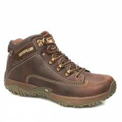 Caterpillar Male Corax Waxy Leather Upper Casual in Dark Brown