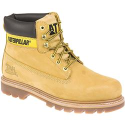 Caterpillar Mens Colorado Leather Upper Textile Lining Boots in Honey
