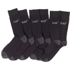 Caterpillar Mens Three Pack Dress Sock Navy/Grey/Black