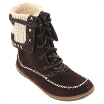 Sharma Chocolate Knit Top Boots