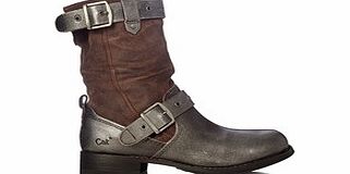 Womens brown midi Prairie boots