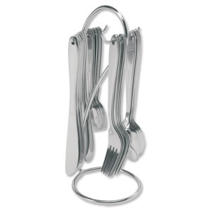 CaterX Cutlery Set of 6 Knives 6 Forks 6 Spoons