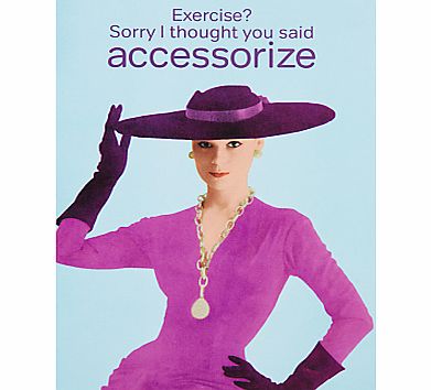 Cath Tate Cards Accessorise Greeting Card
