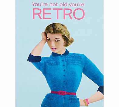 Cath Tate Cards Retro Greeting Card