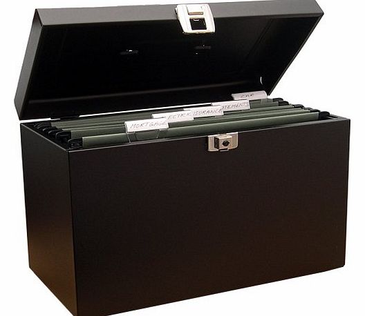 Cathedral Metal home file foolscap (black)