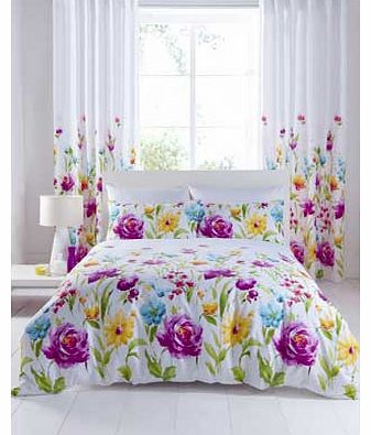 Catherine Lansfield Floral Bloom Duvet Cover Set