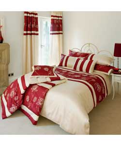 Catherine Lansfield Indulgence Tulipa Magenta Duvet Cover Set - Kingsize