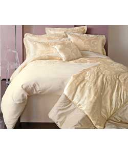 Catherine Lansfield Indulgence Tuscany Natural Duvet Cover Set - Double