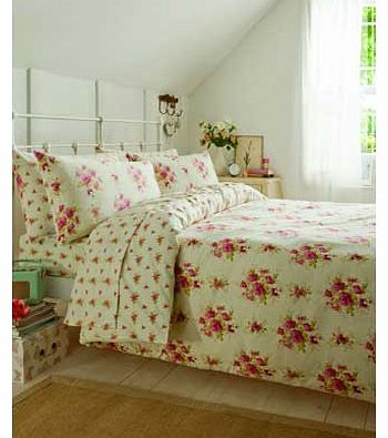 Catherine Lansfield Madelaine Ditsy Floral Fitted Sheet - Double