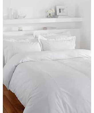 Catherine Lansfield Minimalist White Double Bed Duvet Set