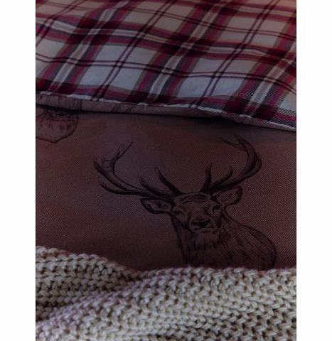 Catherine Lansfield Natural Stag Duvet Cover Set