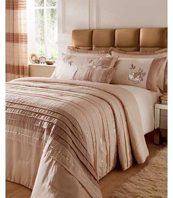 Catherine Lansfield Sequin Floral Bedspread -