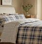 Catherine Lansfield Tartan Duvet Cover - Navy