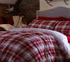 Catherine Lansfield Tartan Duvet Cover - Red