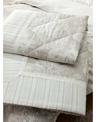 Catherine Lansfield Versaille Cotton Bedspread -