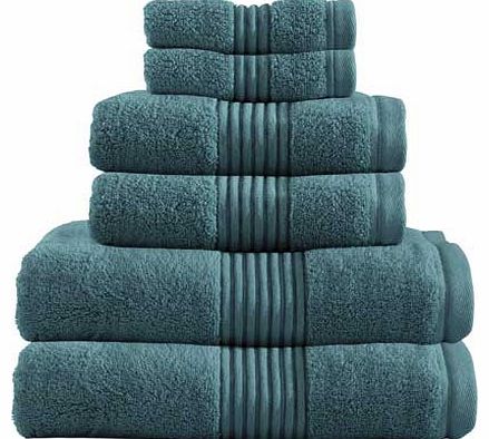 Catherine Lansfield Zero Twist 6 Piece Towel Bale - Teal