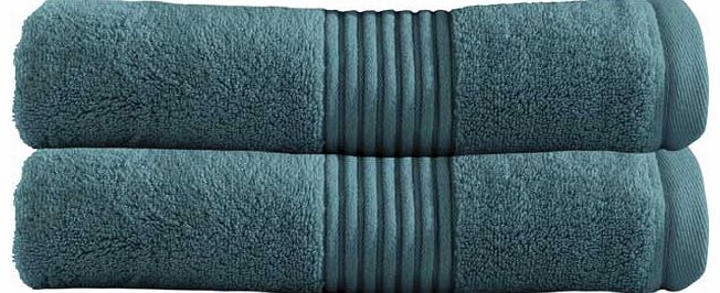 Catherine Lansfield Zero Twist Bath Sheet Towel x2 - Teal