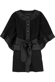 Catherine Malandrino Flare sleeve trapeze coat