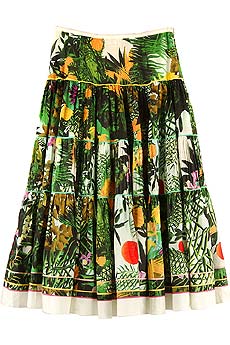 Catherine Malandrino Monte Verde tiered skirt