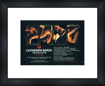 CATHERINE WHEEL Adam and Eve - Custom Framed Original Ad