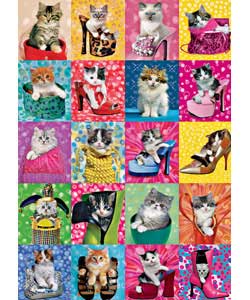 Cats and Kitsch Jigsaw Puzzle