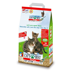 Cats Best Clumping OkoPlus Wood Pellet Cat Litter 10Ltr by Catand#39;s Best