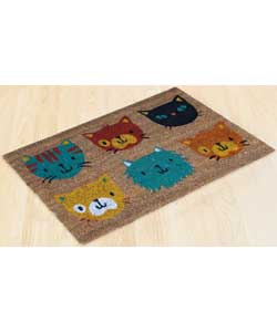 Cats Coir Doormat