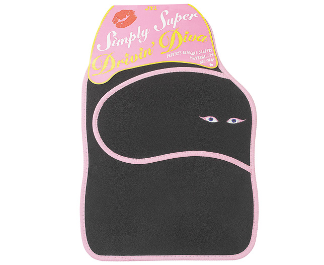 Cats Eyes Girly Car Mat