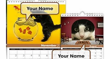 Cats Personalised Calendar