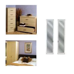 Caxton - Liberty Single Shelved Wardrobe with